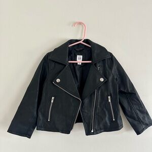 GAP Toddler Faux Leather Jacket, Size 3T